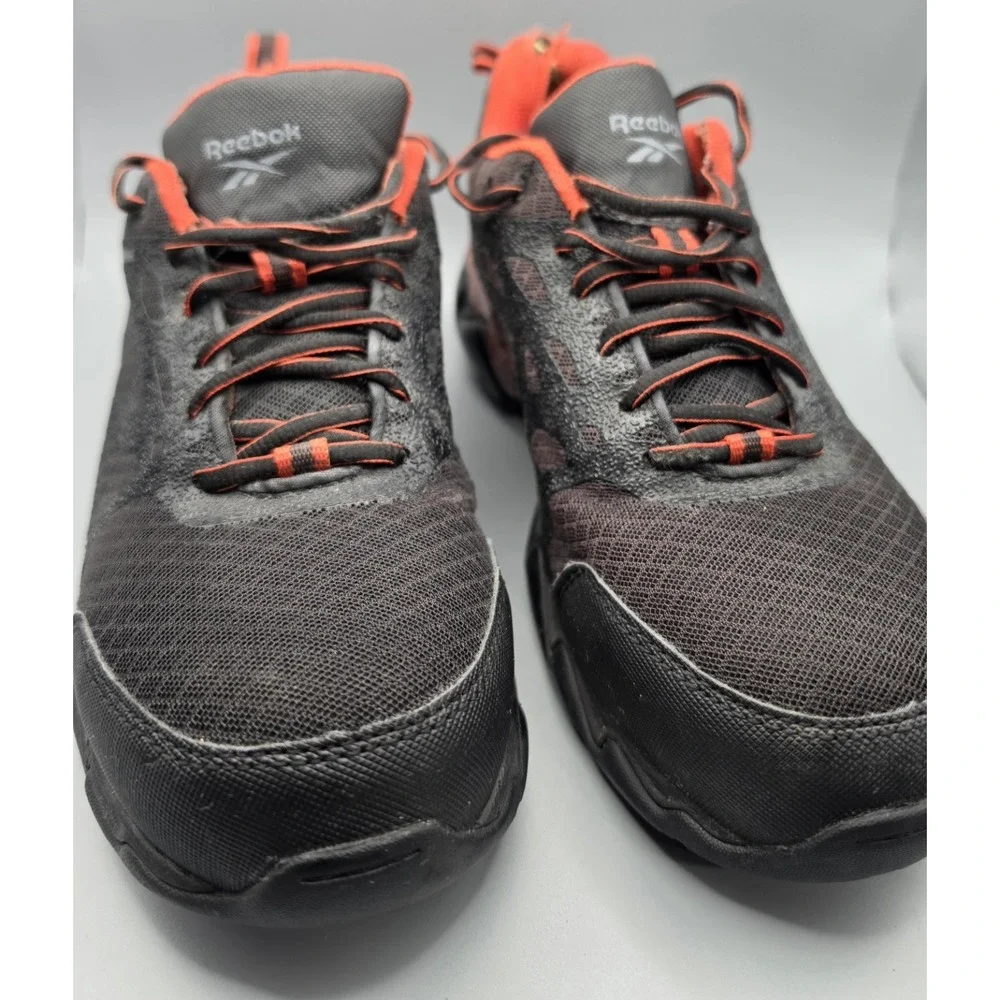 Reebok Work RB1061 Men's 9.5 M Safety Shoes SD10 Slip Resistant Black Red